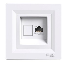 Asfora - EPH4300121 - Dátová zásuvka 1xRJ45 cat.5e UTP biela