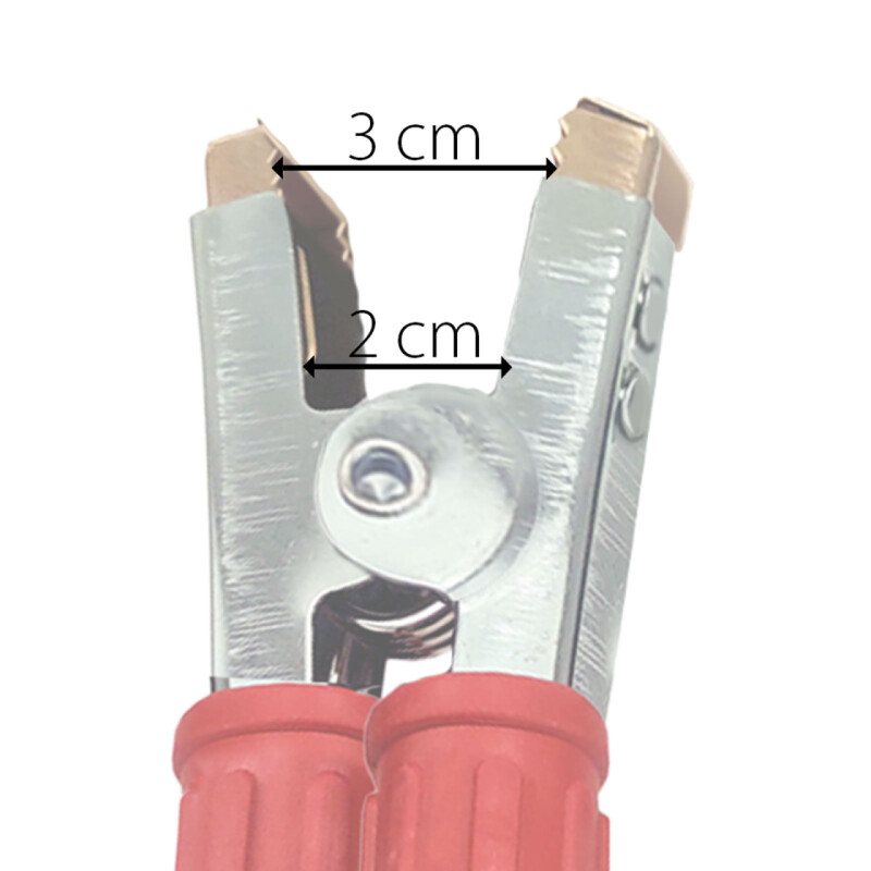 Krokosvorka 160mm 1000A červená+čierna (55809C)