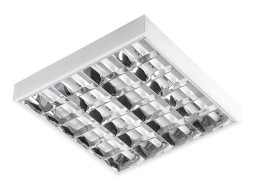 Ecolight svietidlo pre LED trubice (4x18) 600x600 prisadené
