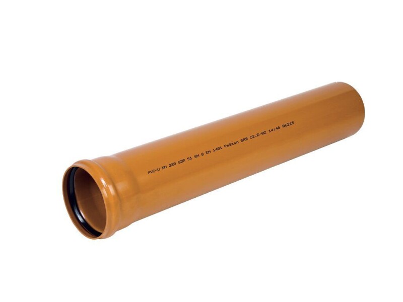 REHAU AWADUKT PVC-U DN/OD 160x4,0 A1 SN4  kanalizačná trubka 1m