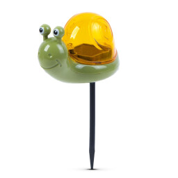 Solárna záhradná lampička 15cm - SLIMÁK (11751C) (int. N-000011751C)