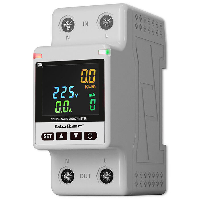 Elektromer Qoltec 50981 DIN 1f Wi-fi , Tuya