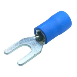 Izolovaná káblová vidlička 1,5-2,5mm² M6 lisovacia (05597)