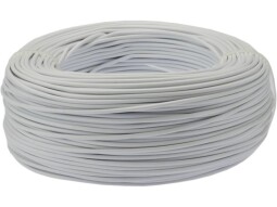 Vodič ohybný H05V-K 1x0,5 mm² biela (CYA) 100mt