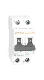 Istič ETEK EKM1-63DC-2C16 - 2-pólový C 16A 6000A 106026