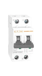 Istič ETEK EKM1-63DC-2C16 - 2-pólový C 16A 6000A 106026