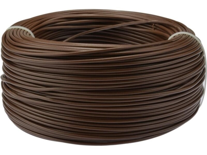 Vodič ohybný H05V-K 1x0,75 mm² hnedá (CYA) 100mt.