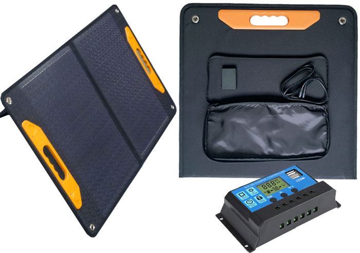 Fotovoltaický prenosný skladací panel SZ-60-36MF-A 12V/60W (G936E)