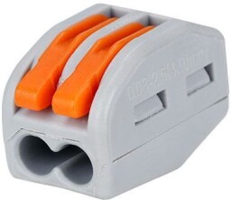 Bezskrutková krabicová svorka PCT-212 2x 0,75-4,0mm² , 32A/230V