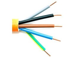 Kábel 1-CHKE-V-J 5x4 FE180/P90-R B2cas1d0a1 s funkčnou odolnosťou (CXKH-V , PRAFlaDur)