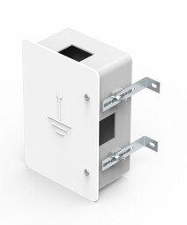 Krabica pre meraciu svorku bleskozvodu 96801408 s nataviteľnou montážnou výškou (typ 68.4) PVC biele viečko-dvierka 