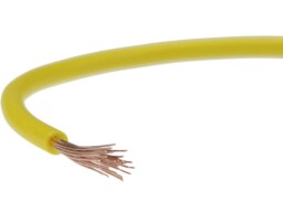 Vodič ohybný H05V-K 1x0,5 mm² žltá 300/500V (CYA) 100mt.