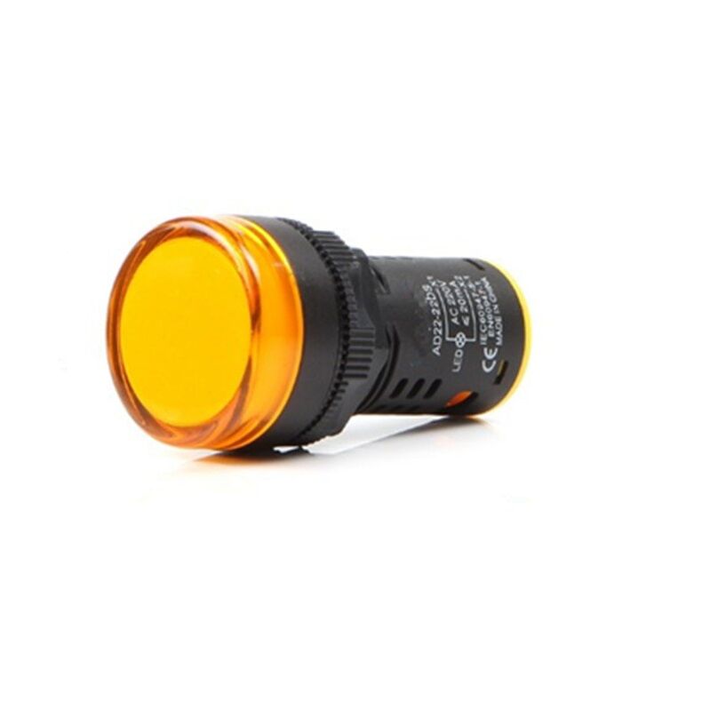 Signálka AD16-22DS oranžová LED 230V 29mm /22mm-otvor/ (K459D)
