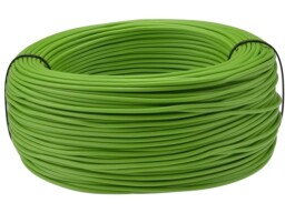 Vodič ohybný H05V-K 1x1 mm² zelená 300/500V (CYA) 100mt.
