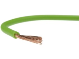 Vodič ohybný H05V-K 1x1 mm² zelená 300/500V (CYA) 100mt.