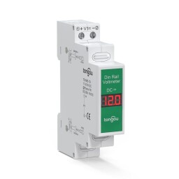 Voltmeter TOVME-1D 11-310VDC , 1-fázový 1DIN (R080B)