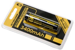 NL1834R Nitecore Nabíjateľná USB batéria s micro-USB portom, 18650, 3400 mAh