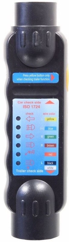 Tester zásuvky pre prívesný vozík 7-pólový (R099A , 54946)