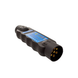 Tester zásuvky pre prívesný vozík 7-pólový (R099A , 54946)