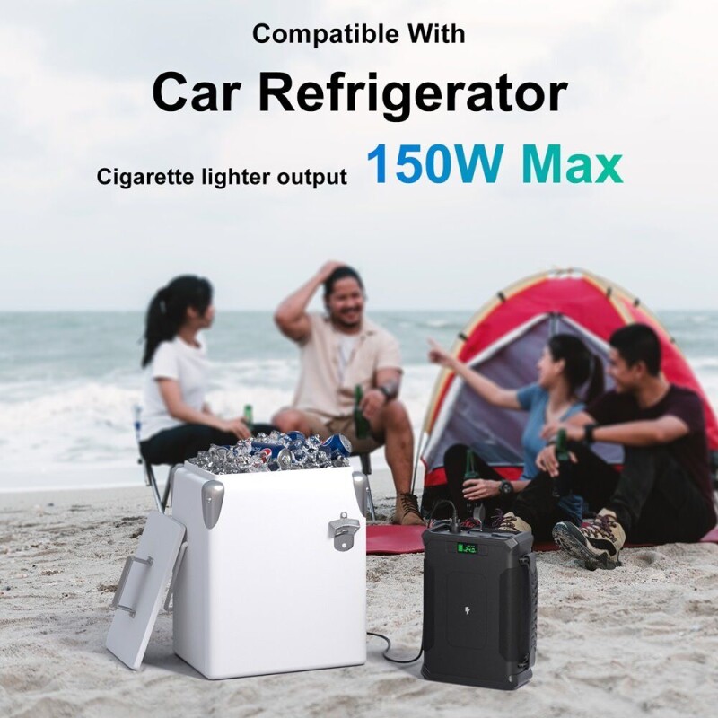 MHPower Nomad 96k Powerbanka LiFePO4, 96000mAh, čierna