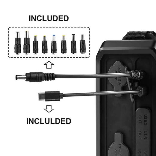 MHPower Nomad 96k Powerbanka LiFePO4, 96000mAh, čierna