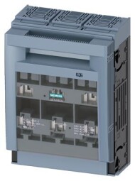 Poistkový odpínač SIEMENS 3NP1153-1DA10 veľkosť 2, 400A, 3-pól. prevedenie, pre montáž na montážnu dosku, skrutkové svorky