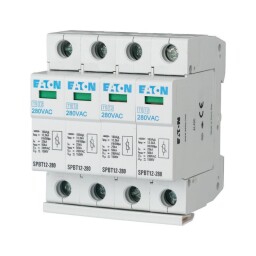 Zvodič prepätia Eaton SPBT12-280/4 158331 B+C (T1 + T2)  4-pól. TN-S
