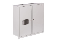 Zapustený elektromerový rozvázdzač s priestorom pre 48 modulov 2-100 (RL 48 ZSZ) biely