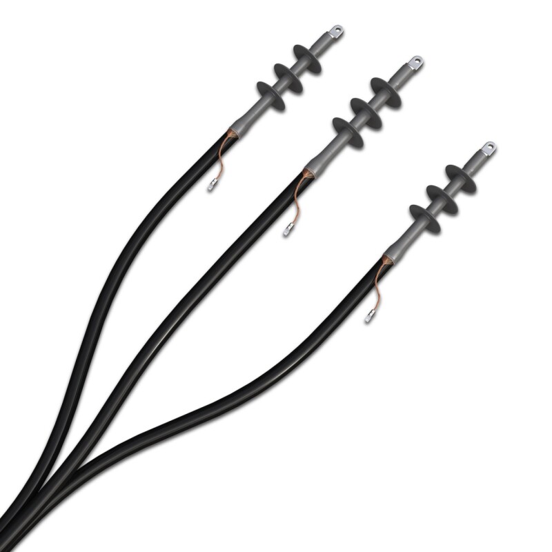 Káblová koncovka ENSTO COT1.2402L-SC - za studena zmrštitelná ,vonkajšia 12/20 (24) kV Al/Cu 10-95 mm² , 3x 1-žilová so strutkovacímy okami