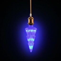 Horoz Electric 001 059 0002 030 LED dekoračná žiarovka v tvare stromčeku 2W modrá E27 32lm Pine