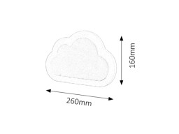Rábalux 4544 LED nástené svietidlo Babette 12W 720lm 4000K detský motív - tvar oblaku