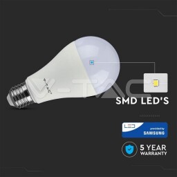 V-TAC LED žiarovka A65 15W E27 3000K (159) VT-215