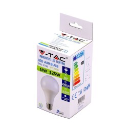 V-TAC LED žiarovka A80 18W E27 3000K (2707) VT-2218