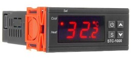 Digitální panelový termostat STC-1000, rozsah -50 ~ +99°C, napájanie 230VAC (M453E)