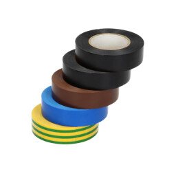 Páska izolačná PVC 19mm x 20m mix farieb (10ks) OR-AE-13198