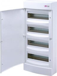 Rozvodnica ETI ECT48PO nad omietku 48-mod. biele dvierka /001101021/