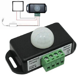 PIR senzor pohybu PIR8 8A/12-24VDC (T379)