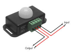 PIR senzor pohybu PIR8 8A/12-24VDC (T379)