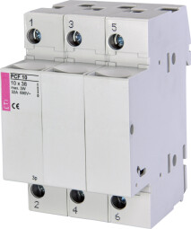 Poistkový odpínač ETI 002550004 PCF 10 3p 10x38 