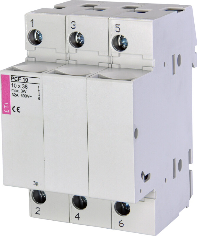 Poistkový odpínač ETI 002550004 PCF 10 3p 10x38 