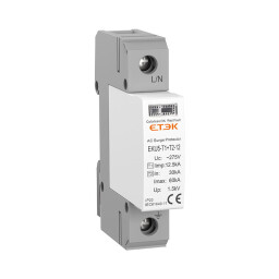 Prepäťová ochrana ETEK EKU5-T1+T2+12-1P275 ,1-pólový ,12,5kA ,B+C art.-nr.: 175067