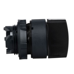 Otočná ovládacia hlavica ZB5AD2 d22mm, 2-polohy, čierna