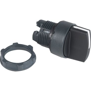 Otočná ovládacia hlavica ZB5AD2 d22mm, 2-polohy, čierna
