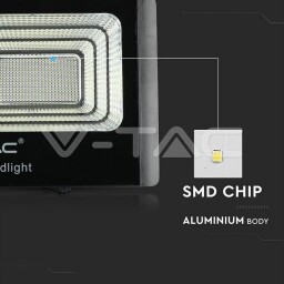 LED Reflektor 4200lm 4000K s 50W solárnym panelom (8578) VT-300W