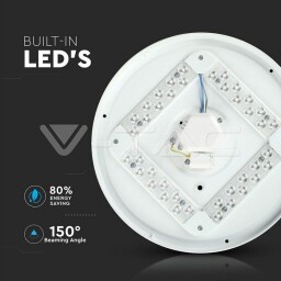 V-TAC LED svietidlo 12W 3v1 CCT 720lm MILKY-mliečny kryt (7603) VT-8412