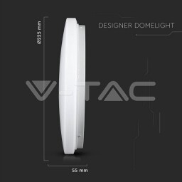 V-TAC LED svietidlo 12W 3v1 CCT 720lm MILKY-mliečny kryt (7603) VT-8412