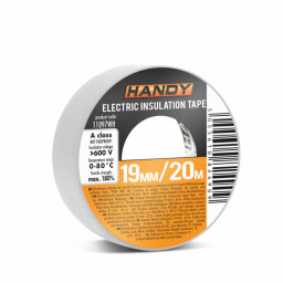 Páska izolačná PVC 19mm x20m biela