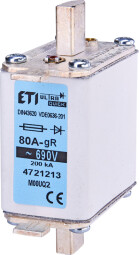 Poistka ETI 004721206 M000UQ2/20A/690V