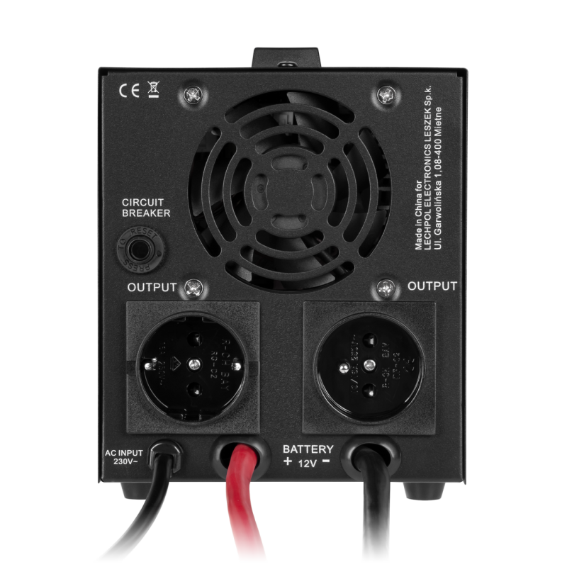 Záložný zdroj Rebel POWER-500-LFP4 500VA/300W 12VDC/230VAC čistý sínus