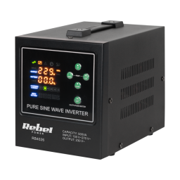 Záložný zdroj Rebel POWER-500-LFP4 500VA/300W 12VDC/230VAC čistý sínus